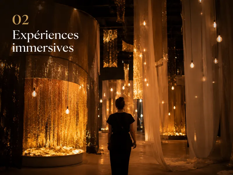 Expériences immersives et installations artistiques